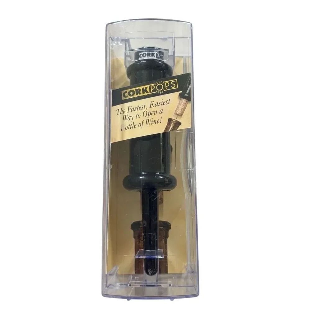 CORK POPS Wine Bottle Opener With Partial Cartridge
